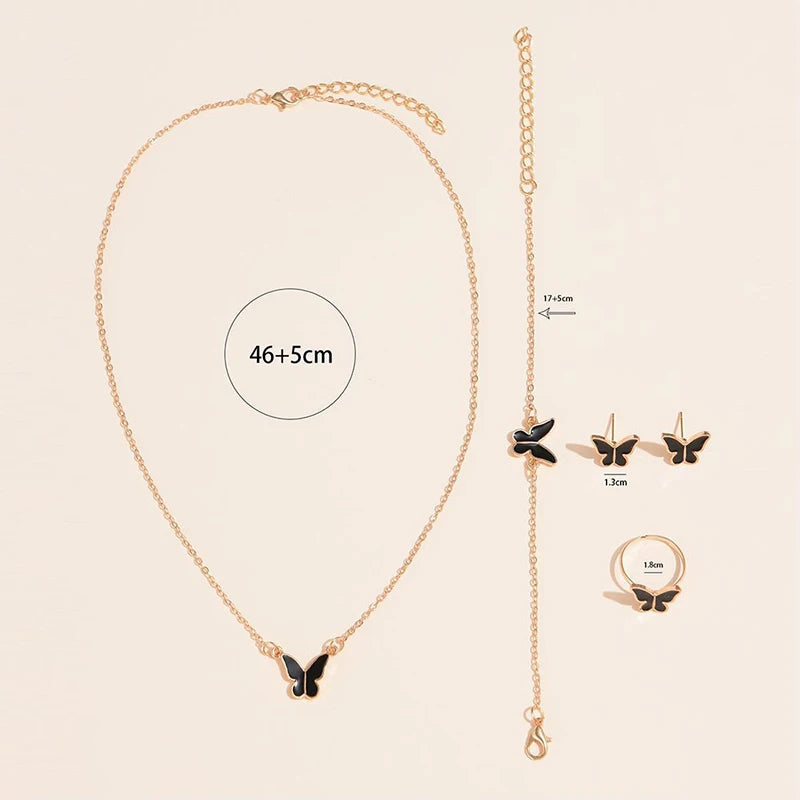 ''GOLDEN WING Jewelry Set - Elegance Inspired by Nature''